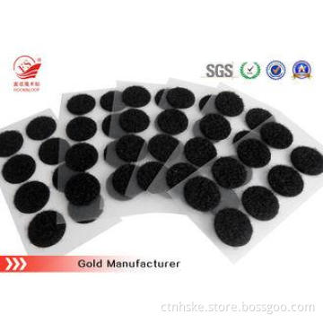 Nylon And Polyester Self Adhesive Velcro Dots / Velcro Loop